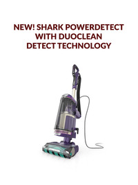 NEW! Shark PowerDetect with DuoClean Detect Technology