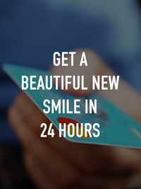 Get A Beautiful New Smile in 24 Hours